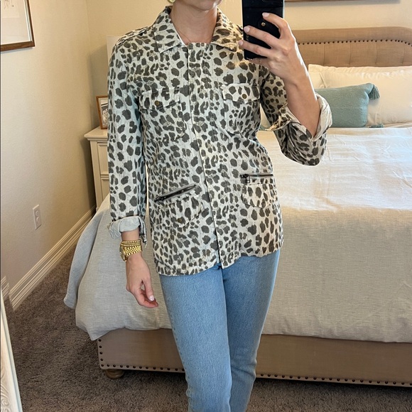 Leopard utility jacket cotton - Picture 3 of 10